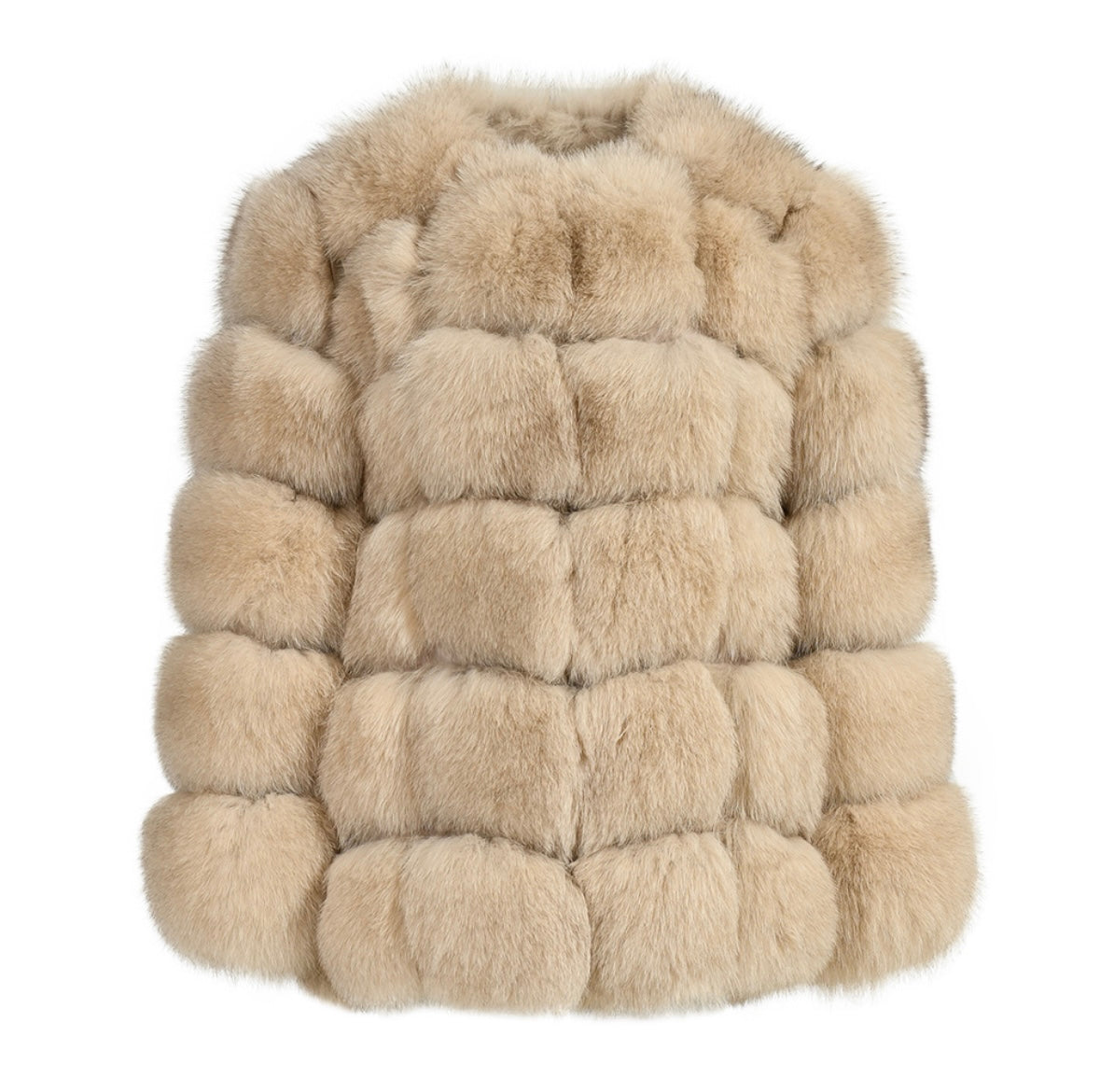 2 in 1 Fox Fur Coat – MUXOVA