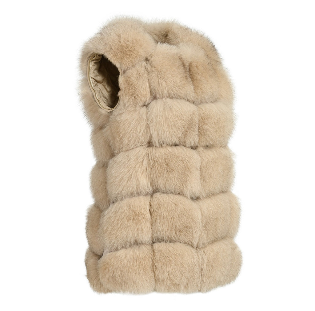 2 in 1 Fox Fur Coat