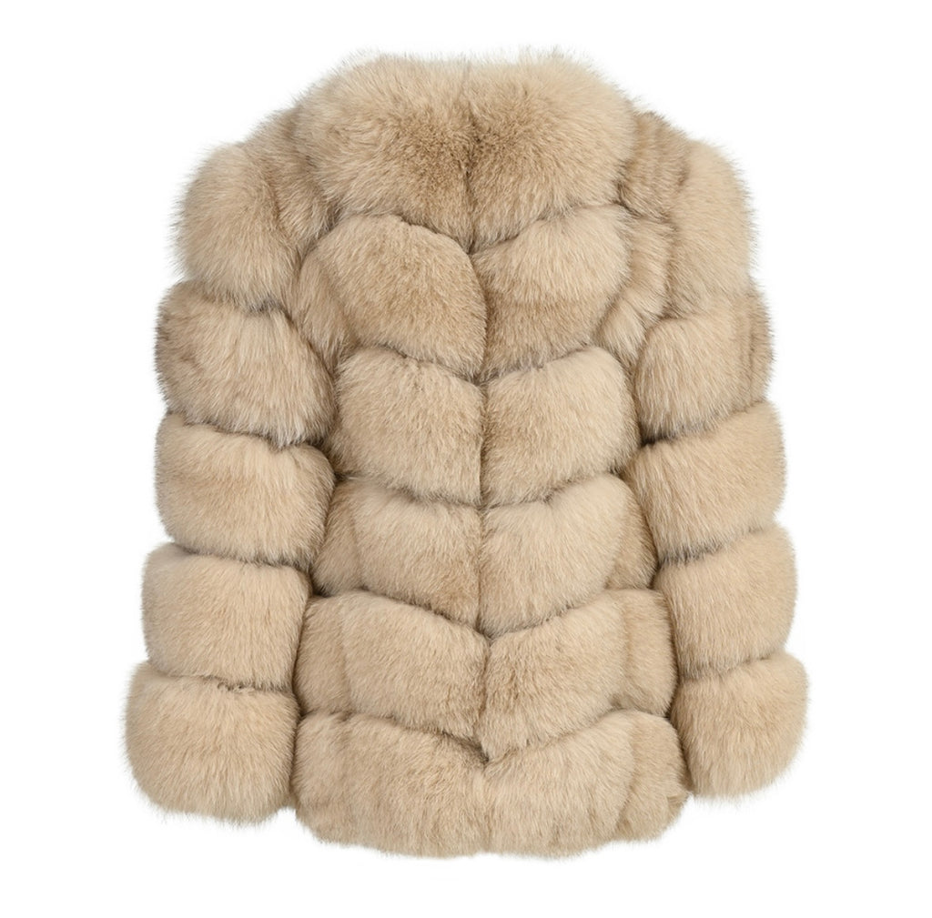 2 in 1 Fox Fur Coat